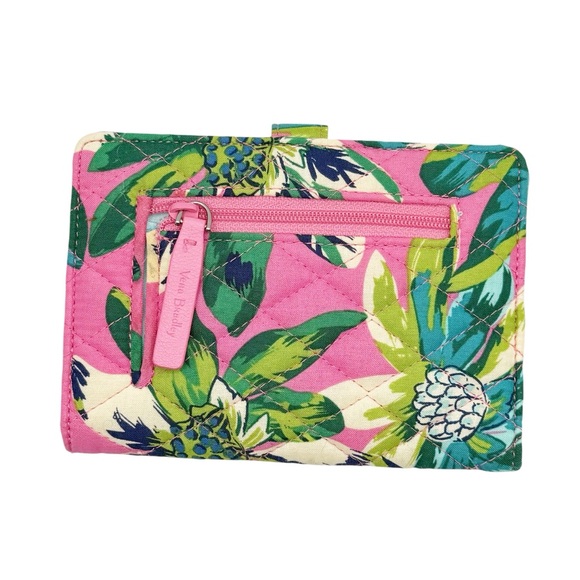 Vera‎ Bradley RFID Passport Wallet Tropical Pink Floral - Picture 2 of 6